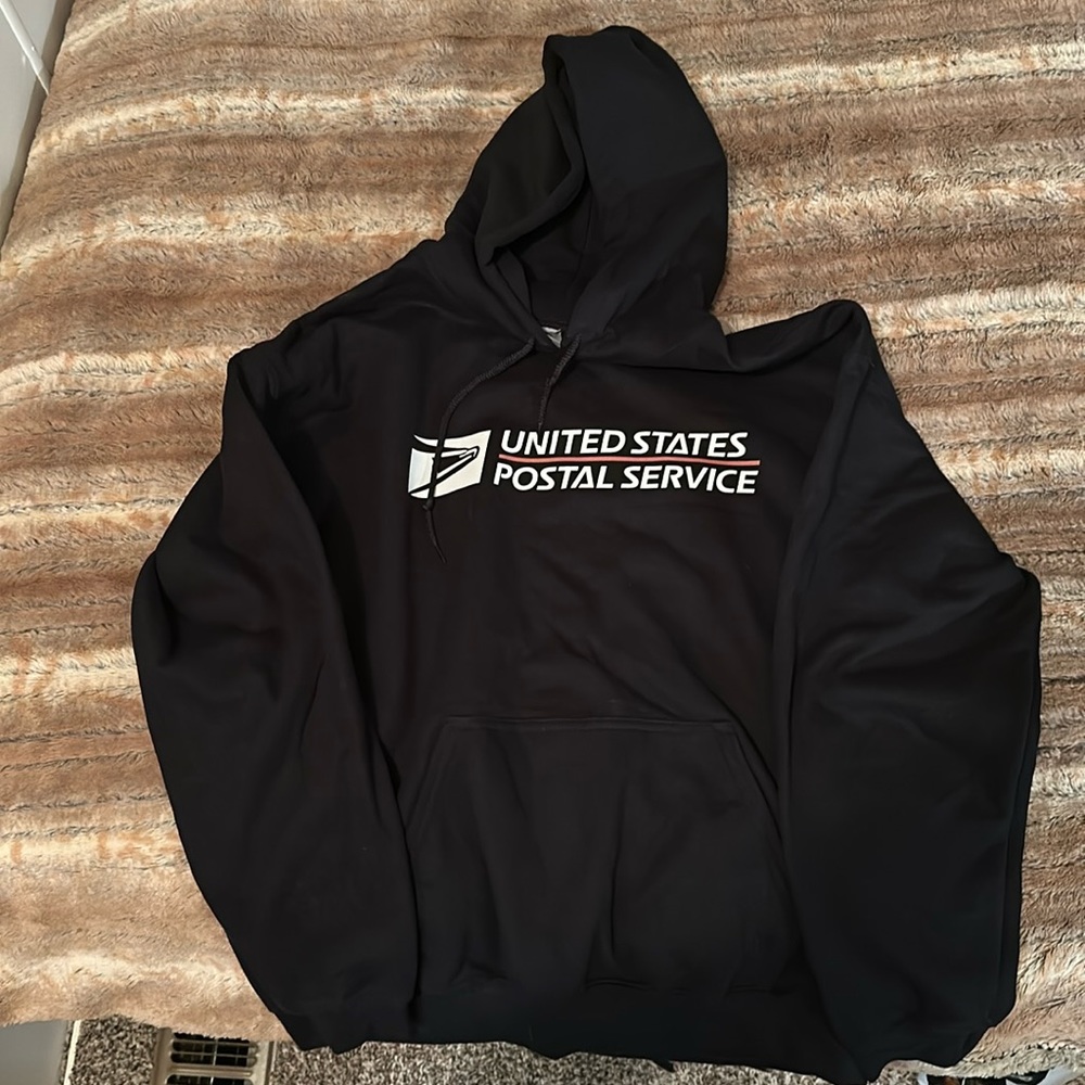 USPS screen printed hoodie
